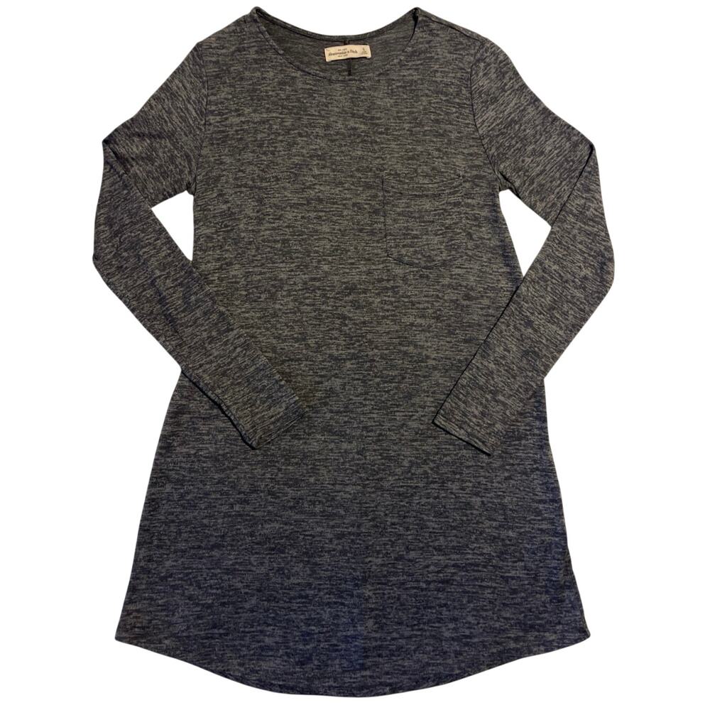 Abercrombie & Fitch Gray Knit Dress Womens Size S Lightweight Soft Stretch Work
